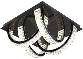 Zuma Line MX3274-4-3BCT - LED Stropné svietidlo TULA LED/23,5W/230V čierna