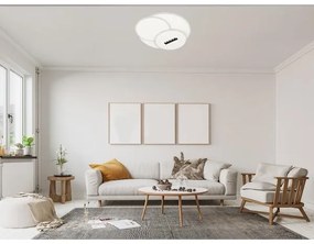 LED Stmievateľné stropné svietidlo LED/90W/230V 3000-6500K biela + diaľkové ovládanie