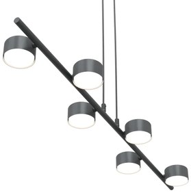 Luster na lanku SORA 6xGX53/12W/230V čierna