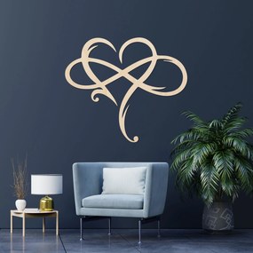 Drevený obraz na stenu srdce | LOVE: Preglejka Topoľ - Honey 3071 30 x 26 cm 4039-87227 PR0389