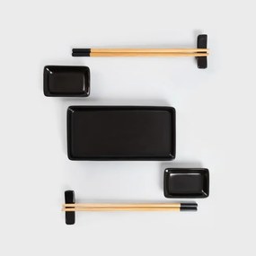 Servírovacia súprava pre sushi SUSHI čierna 744532