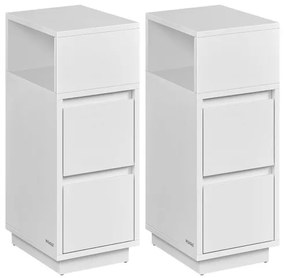 Set dvoch nočných stolíkov LET856W01 (2ks)