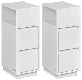 Set dvoch nočných stolíkov LET856W01 (2ks)