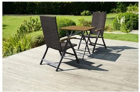Livarno home Skladací záhradný stôl Valencia + Skladacie kreslo Valencia, 2 kusy  (800008284)