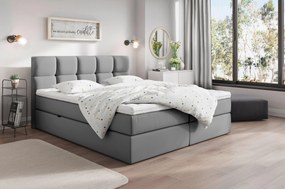 XXXLutz AMERICKÁ POSTEĽ, 200/220 cm, tmavosivá Livetastic - Online Only spálne - 000298008636