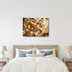 Obraz - Mramor so zlatom (70x50 cm)
