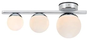 Nástenné svietidlo v striebornej farbe Markslöjd Puro 3L