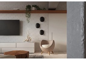 Čierne nástenné svietidlo Sollux Junker