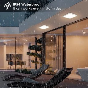 Brilagi - LED Kúpeľňové svietidlo ULTRA SLIM LED/18W/230V 30x30 cm biela IP54