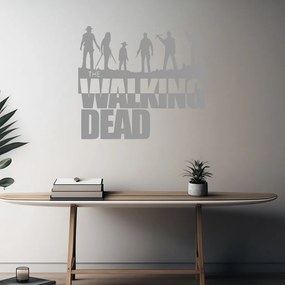 Veselá Stena Samolepka The Walking Dead Farba: šedá, Veľkosť: 40 x 35 cm