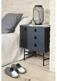 Tmavomodrý nočný stolík Teulat Punto