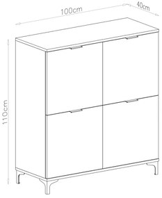 Komoda LORA béžová