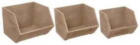 Drevená bednička, úložný box stohovateľný, STACKY (M - 26x25x22)