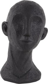 Čierna dekoratívna soška PT LIVING Face Art Dona, 28 cm