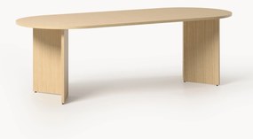 Oválny drevený jedálenský stôl Toni, 200 x 90 cm