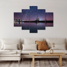Obraz nočnej oblohy s hviezdami (150x105 cm)