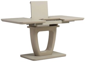 AUTRONIC Jedálenský stôl 110+40x75 cm, cappuccino mat HT-430 CAP