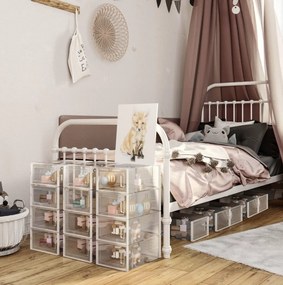 Sada 18 ks boxů na boty Hopkins čirá