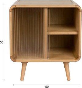 Odkladací stolík z masívneho dreva 40x50 cm Rise – Zuiver