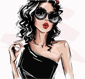 Obraz - Fashion woman (120x50 cm)