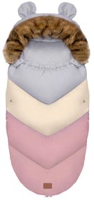 Tutumi Teddy PRO-V, detský spací vak 90x50 cm, pastelová ružová, NAZ-12308