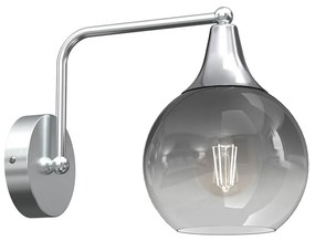 Nástenná lampa MONTE 1xE27/60W/230V matný chróm