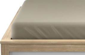 Napínacia plachta z mikrovlákna béžová 90 x 200 cm