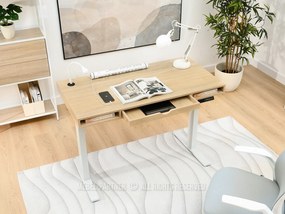 PC stolík Osto 120 (sonoma + biela). Vlastná spoľahlivá doprava až k Vám domov. 1109831