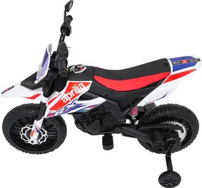 Ramiz Detský motocykel Aprilia RX biely