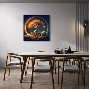 Obraz magický strom života v noci