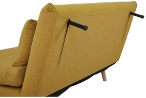 2-místná pohovka Spike 147 cm hořčicově žlutá