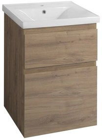 Aqualine Aqualine, ALTAIR umývadlová skrinka 52x72,5x45cm, dub emporio, AI355