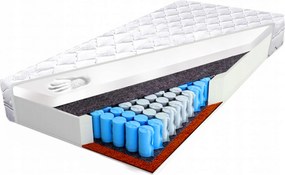 Matrac 180 x 190 cm vreckový visco a prémiový kokosový pocket na chrbát 22 cm