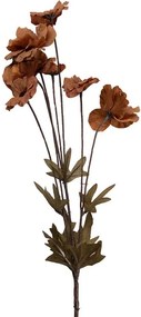 Elegantný umelý kvet v zemitých medených tónoch - 6*8*80 cm
