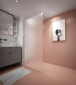 Erga Paris, sprchová zástena Walk-In 80x200 cm, 8mm sklo námraza, chrómový profil, ERG-V02-PARIS-080x200-FR-CR