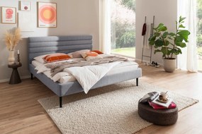 XXXLutz ČALÚNENÁ POSTEĽ, 180/200 cm, sivá MID.YOU - Online Only spálne - 002784000201