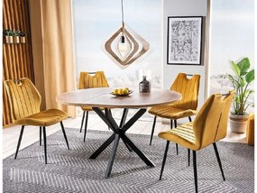 Rozkladací jedálenský stôl GASTON 100(135)X100 cm, dekor dub artisan