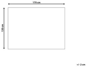 Bavlnená detská deka s motívom pandy 130 x 170 cm ružová TALOKAN Beliani