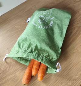 Wrap - up Funkční pytlík MRKVÁČEK, sáček na zeleninu (1kg), aby zůstala čerstvá - mix barev Farba: šedá