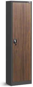 Kancelárska skriňa Alex kovová antracit/orech