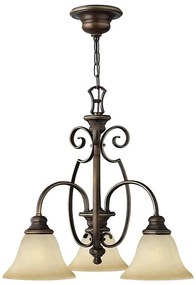 Hinkley HK-CELLO3 - Luster na reťazi CELLO 3xE27/60W/230V