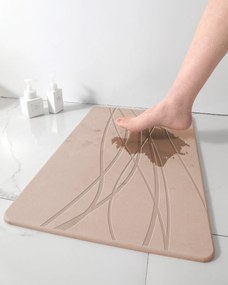 Bezdoteku Kremelinová predložka do kúpeľne červená 60x39