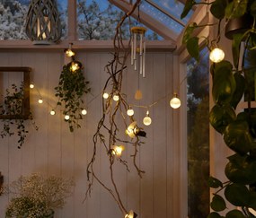 Solárny lampáš, pletený