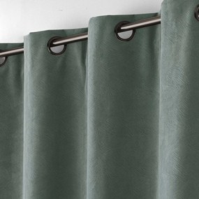 Kaki zamatový záves 140x260 cm Olympe – douceur d'intérieur