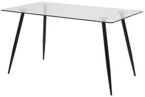Jedálenský stôl Nayeli 140 cm sklo