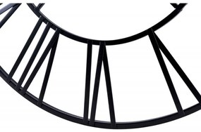 Nástenné hodiny ITALY 80 cm čierne