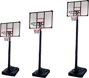 LEAN Sport Basketbal Basketbalový mobilný nastaviteľný stojan 200-305cm