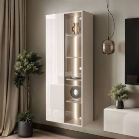 ZÁVESNÁ VITRÍNA DAZIO KAŠMÍR LED 60 cm