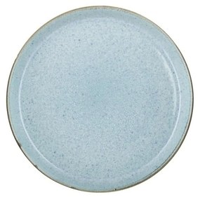 Svetlosivý kameninový tanier ø 27 cm Grey/Light Blue – Bitz