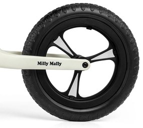 Detský balančný bicykel Milly Mally Ranger White